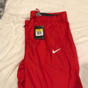 NWT! Red Nike sweatpants